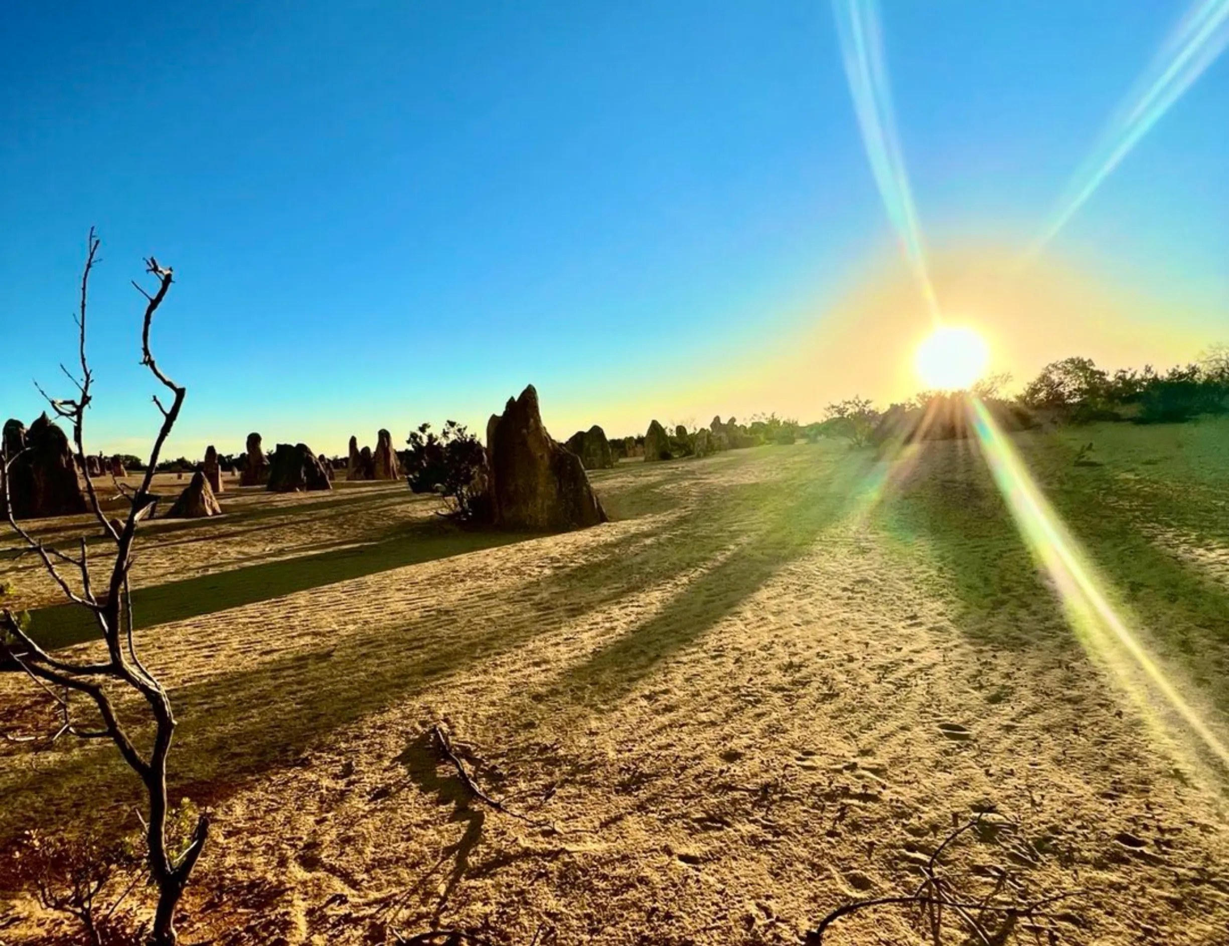 hot weather, Pinnacles