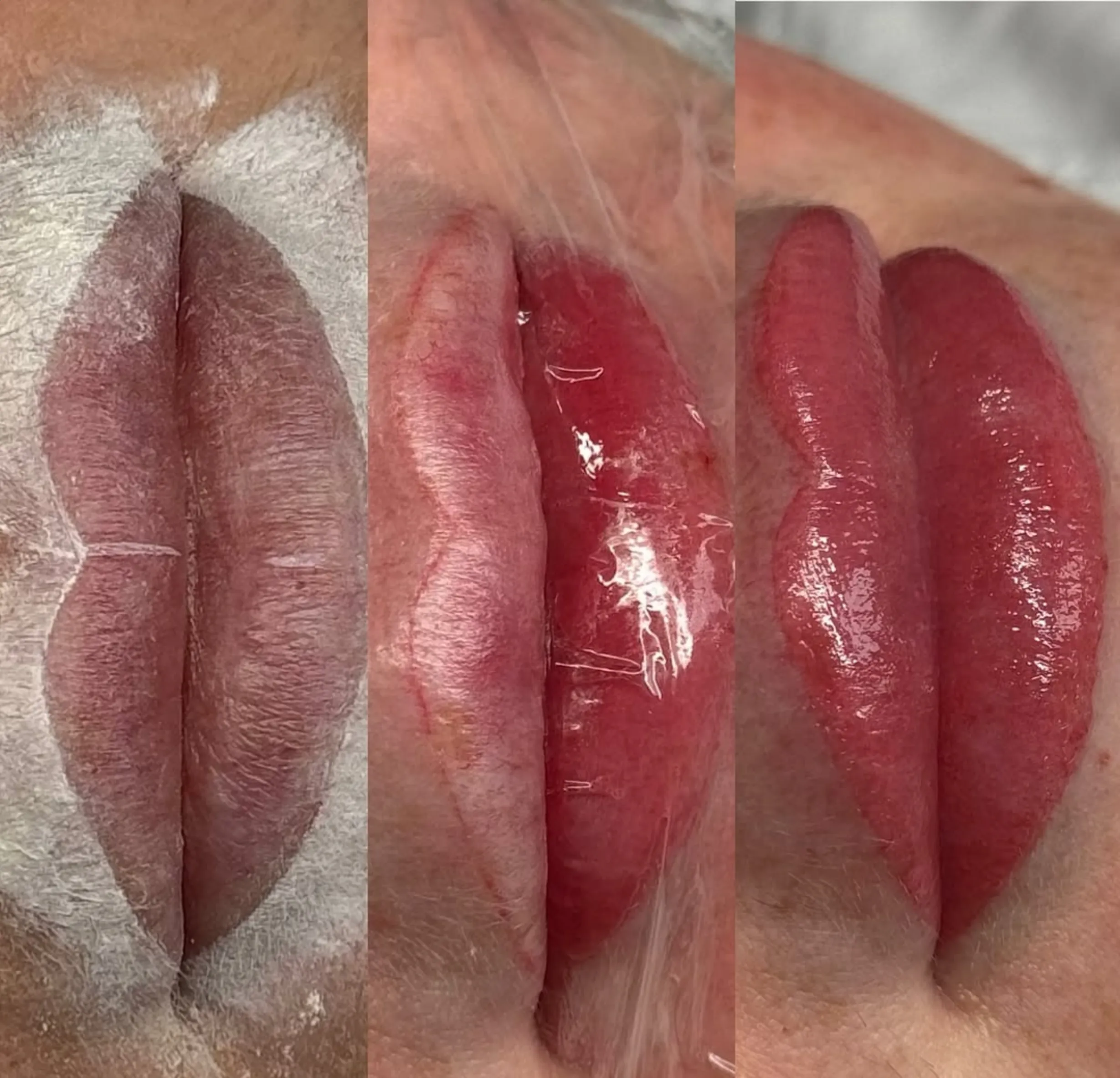 lip tattoo aftercare brushing tips