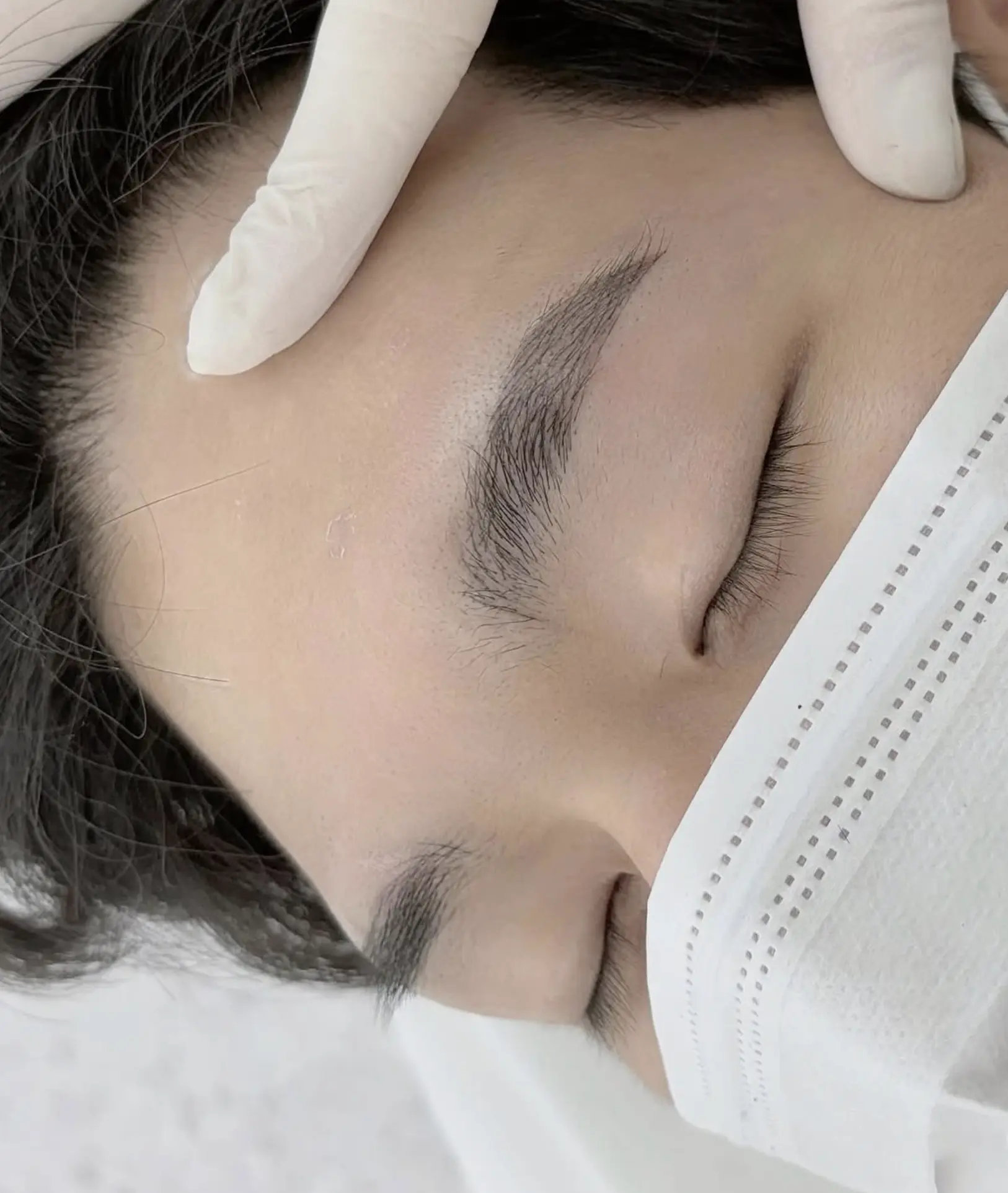 Eyebrow tattoo healing chart