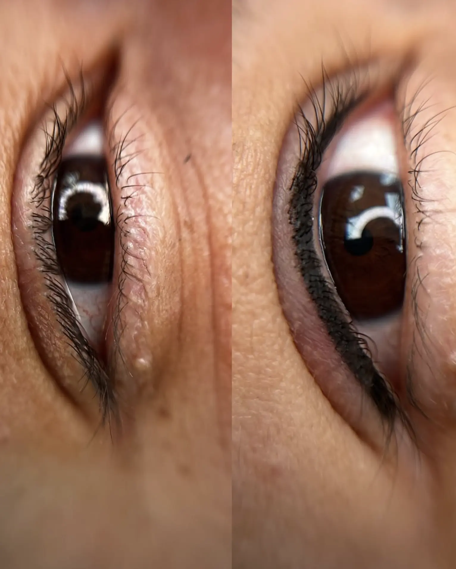 Face washing guide after eyeliner tattoo